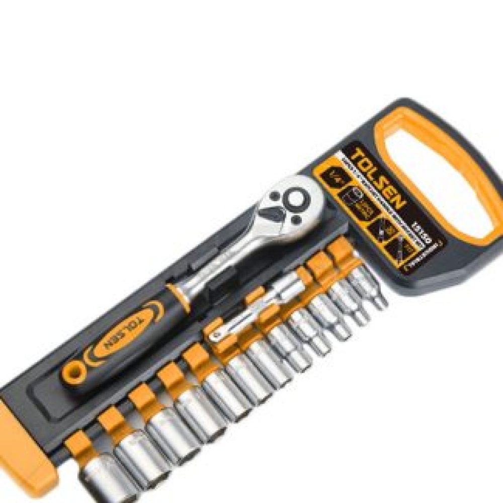 DADO JUEGO TOLSEN 1/4" 14 PIEZAS