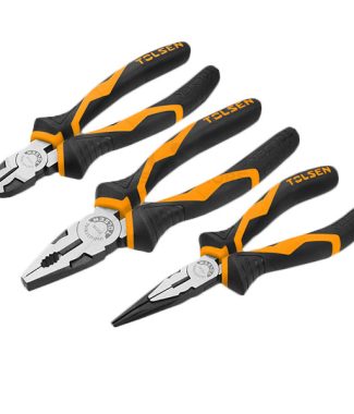 ALICATE JGO TRES PIEZAS TOLSEN 10410 INDUSTRIAL