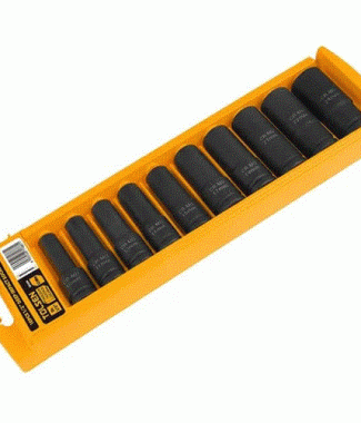 SET 10PZAS DADO 1/2 TOLSEN IMPACTO 10-24MM 18296