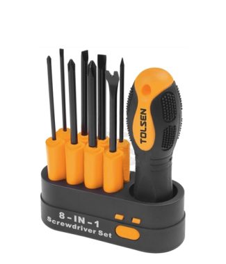 ATORNILLADOR INTERCAMBIABLE JUEGO 9 PIEZAS