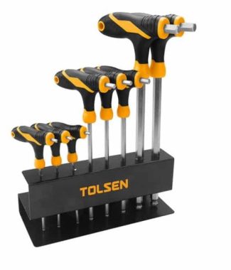 LLAVE ALLEN T P/BOLA JGO 8P 2-10MM TOLSEN 20064