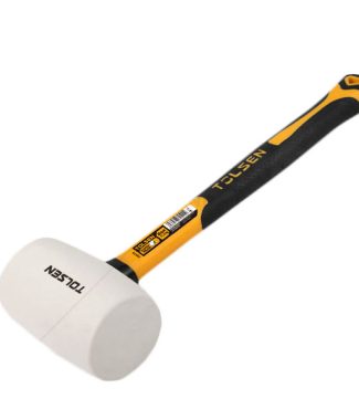 MACETA DE GOMA BLANCA