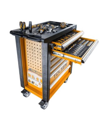 CARRO DE HERRAMIENTAS METALICA CON 179 PIEZAS