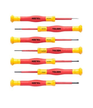 JUEGO DE ATORNILLADOR PRECISIÓN AISLADO 7 PIEZAS